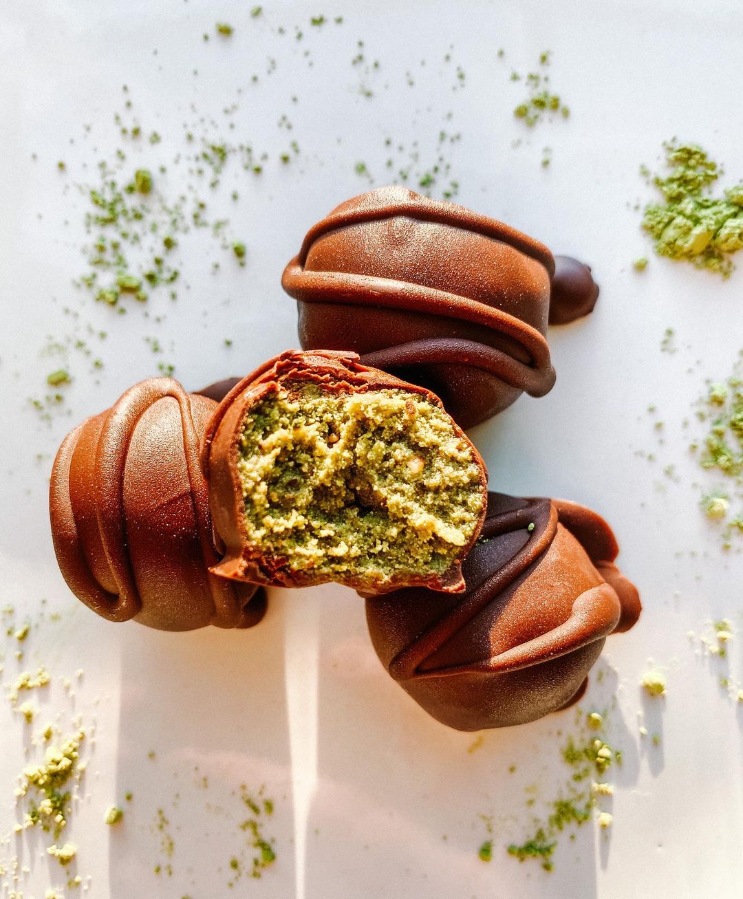 Matcha Chocolate Bites