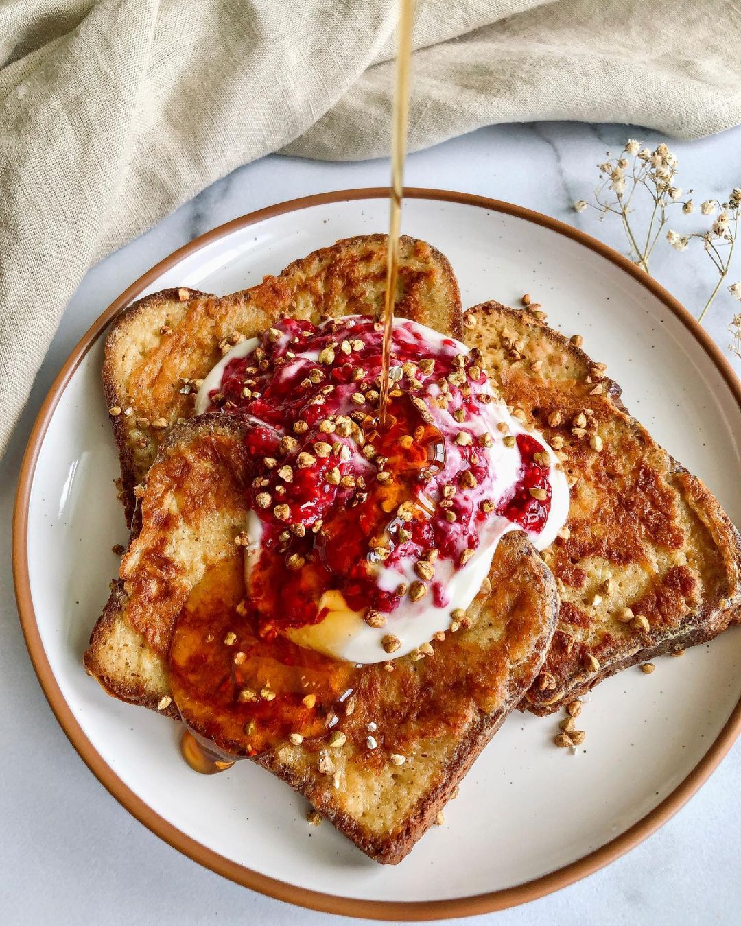Berries & Cream Protein French Toast