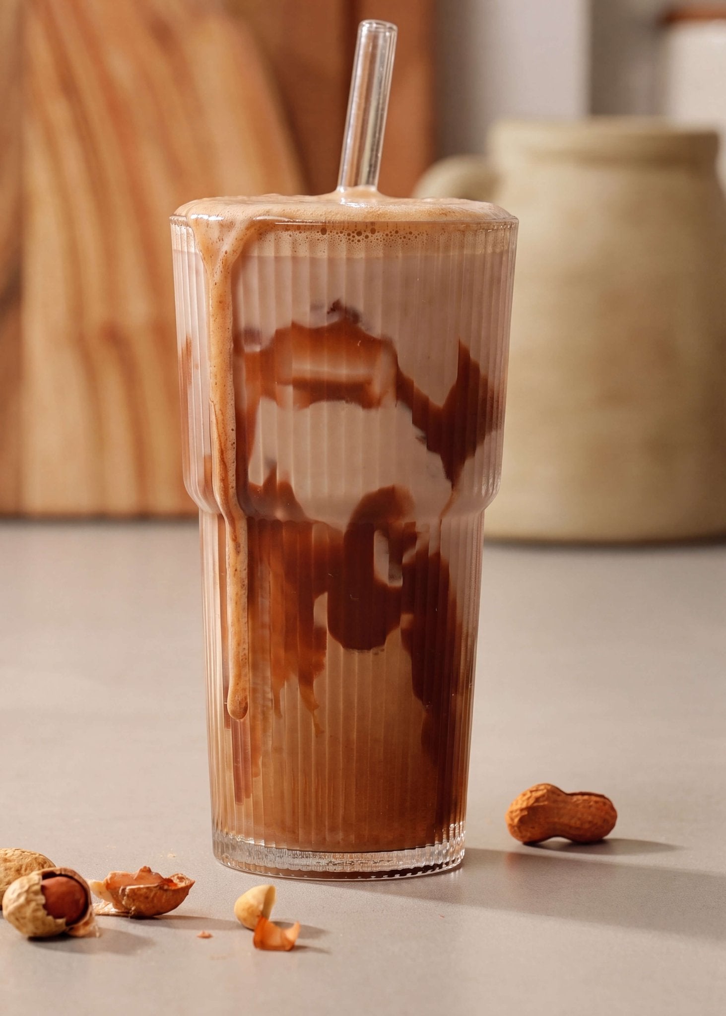 Choc PB Iced Latte (Decaf) - Nuzest USA