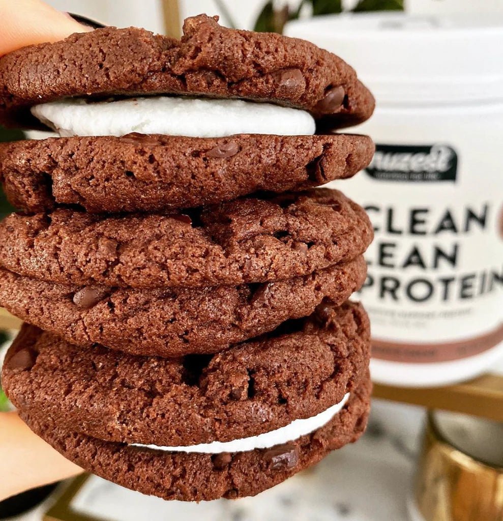 GLUTEN-FREE VEGAN SANDWICH PROTEIN COOKIES