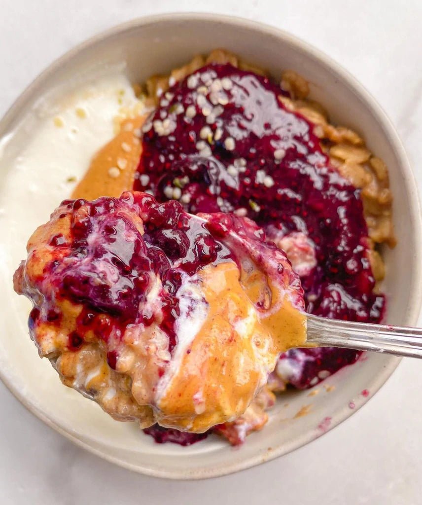 PB&J Protein Oats
