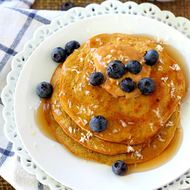 Flourless Pumpkin Protein Pancakes Recipe