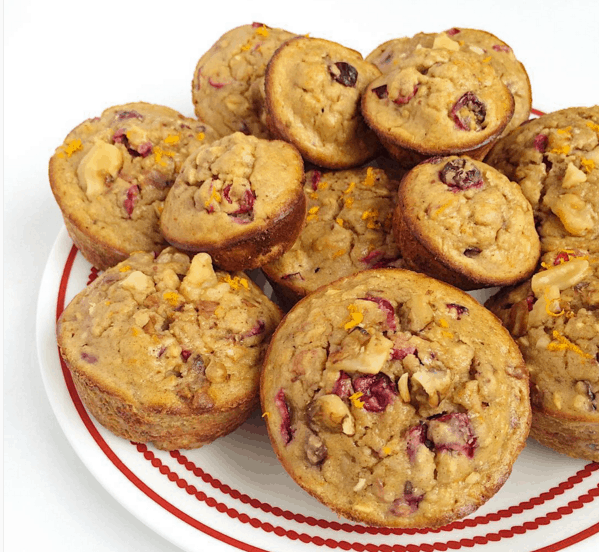 Orange Cranberry Protein Bread with Walnuts Recipe