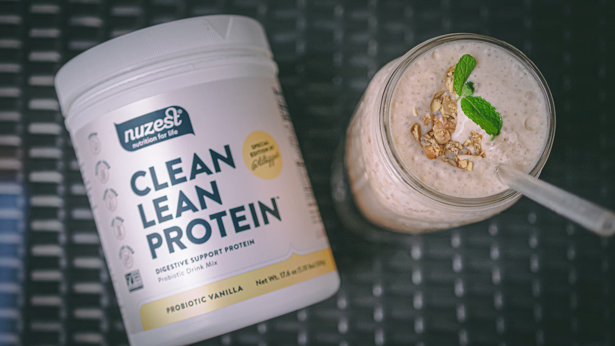 GRANOLA MINT PROBIOTIC VANILLA PROTEIN SMOOTHIE