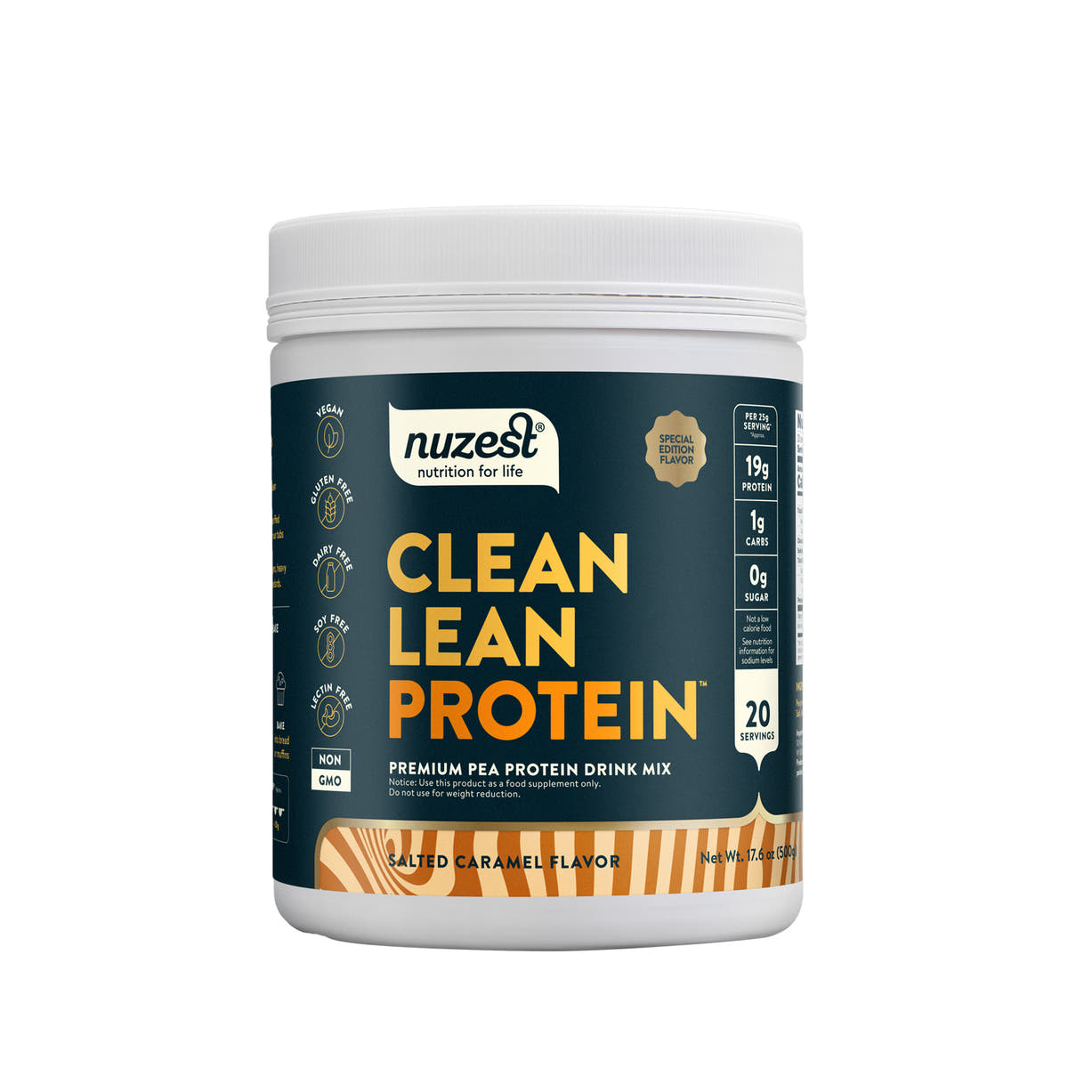 Nuzest - Clean Lean Protein - Salted Caramel 20 Servings 15