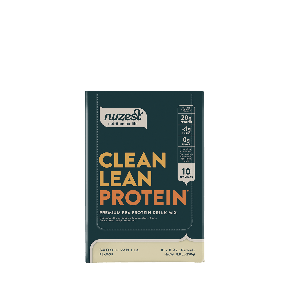 Nuzest - Clean Lean Protein Sachets - Salted Caramel 10 Count 14