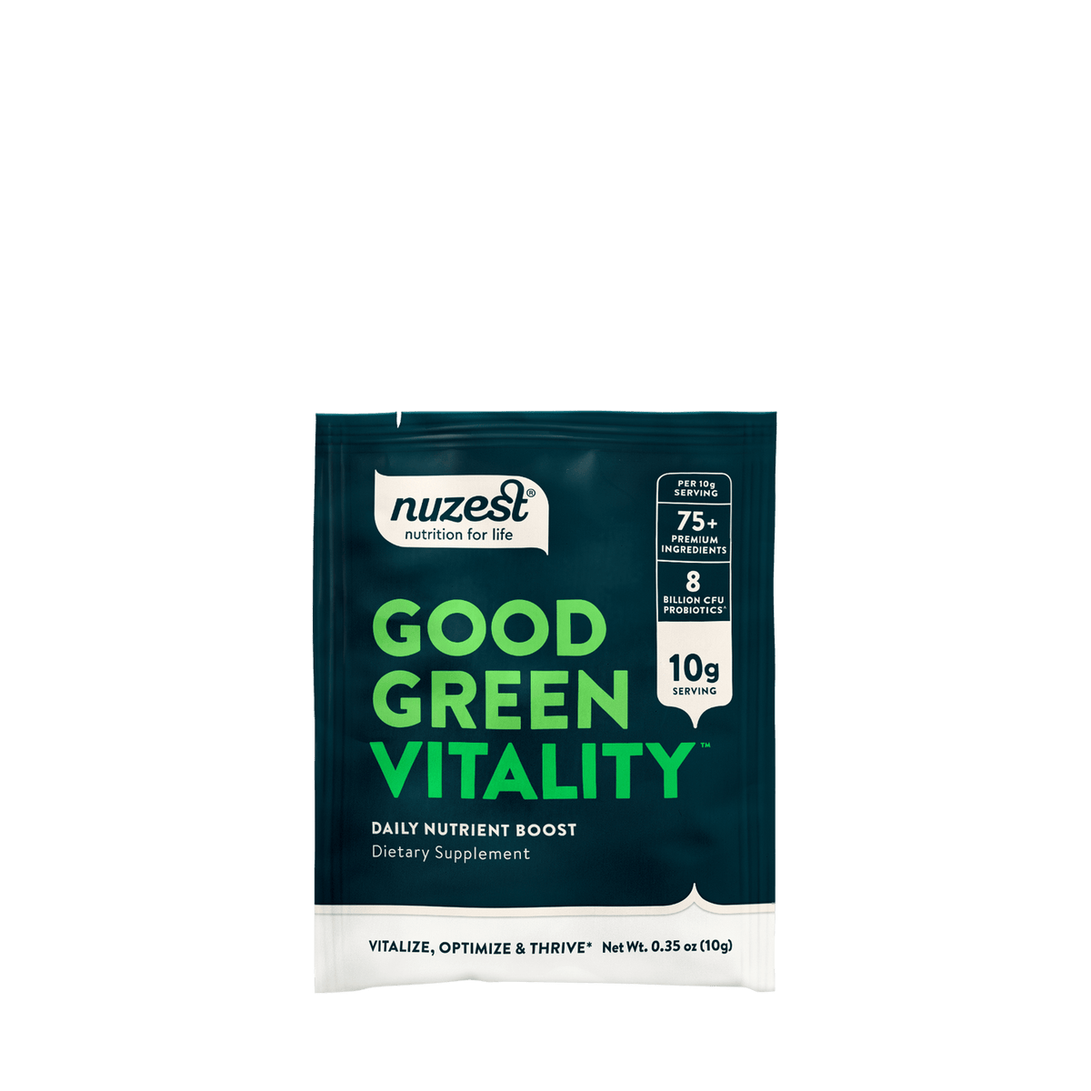 Nuzest - Good Green Vitality Travel Sachets - 5 Sachet Pack (5 servings) 1