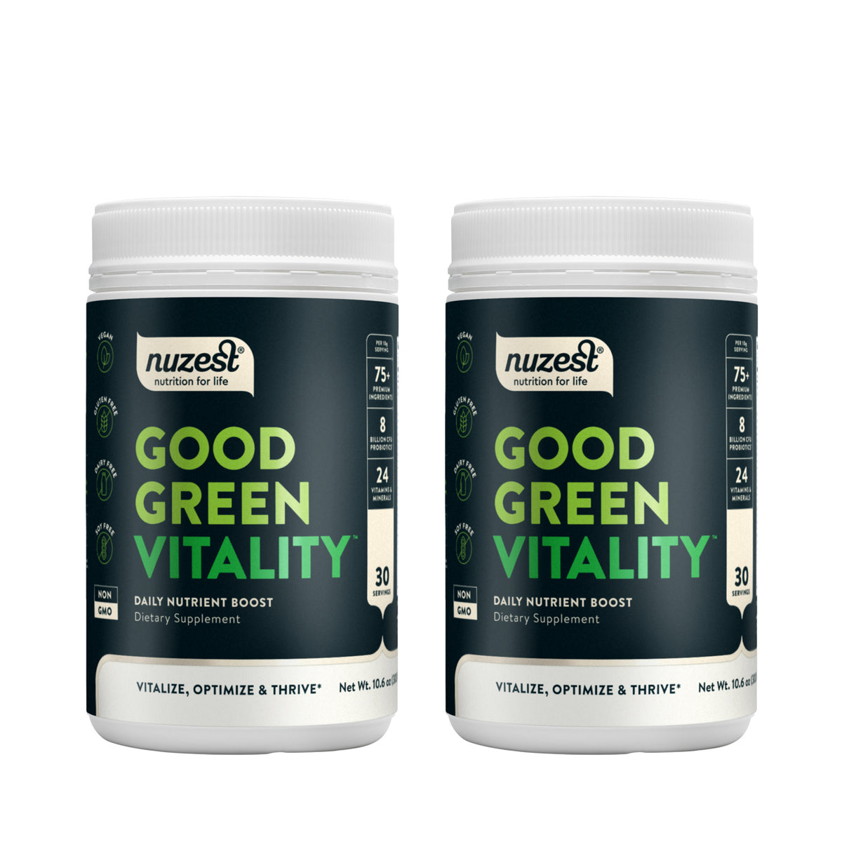 Nuzest - Good Green Vitality Subscription - 600g (60 Servings) 1