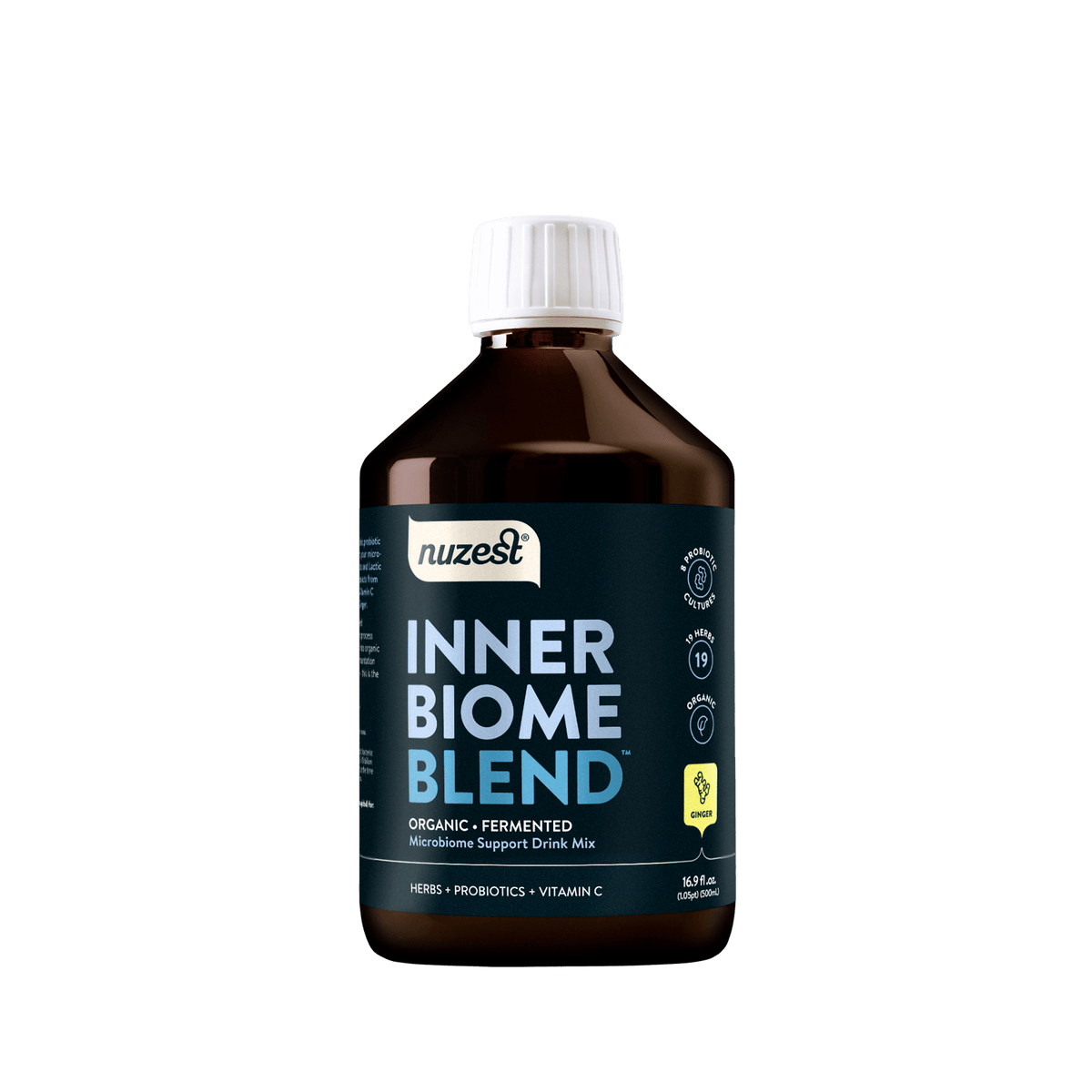 Nuzest - Inner Biome Blend - Ginger 500ml (20 Servings) 1