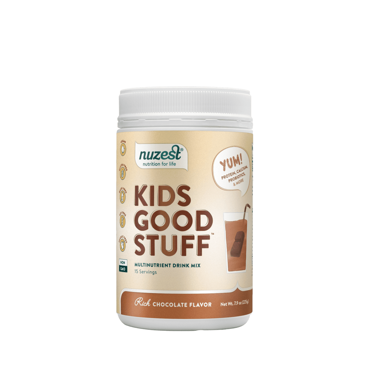 Nuzest - Kids Good Stuff - Rich Chocolate 15 Servings 1