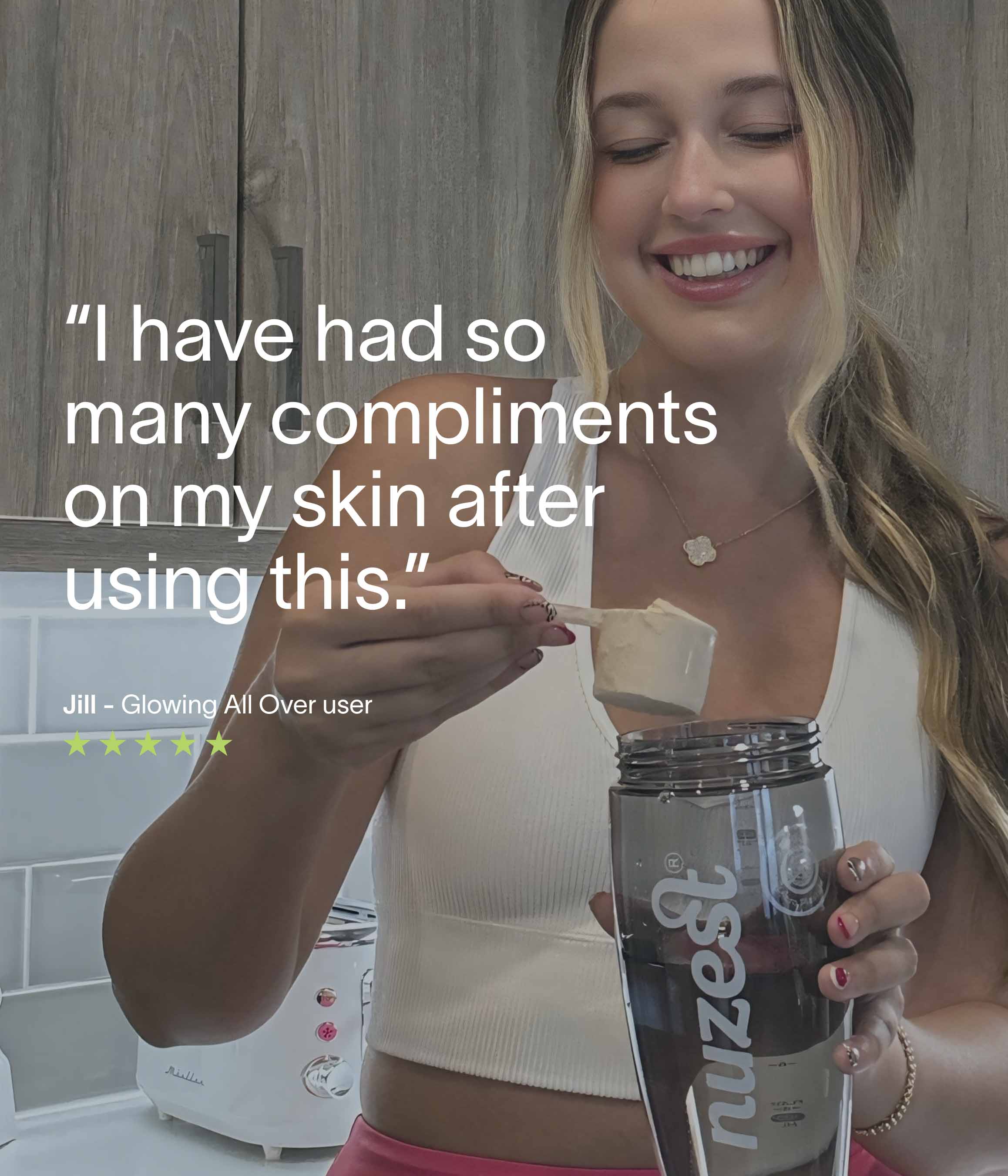 Nuzest - Glowing All Over - Strawberry 8.8oz (10 Servings) 5