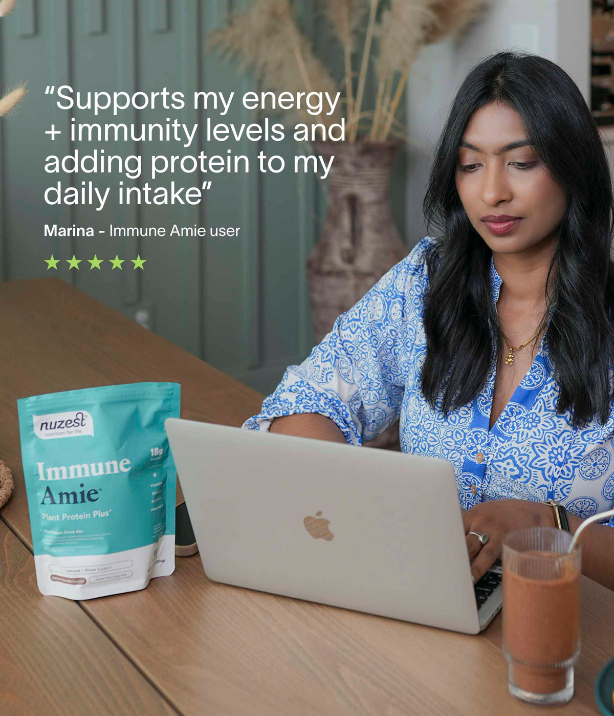 Nuzest - Immune Amie - Chocolate 8.8oz (10 Servings) 5