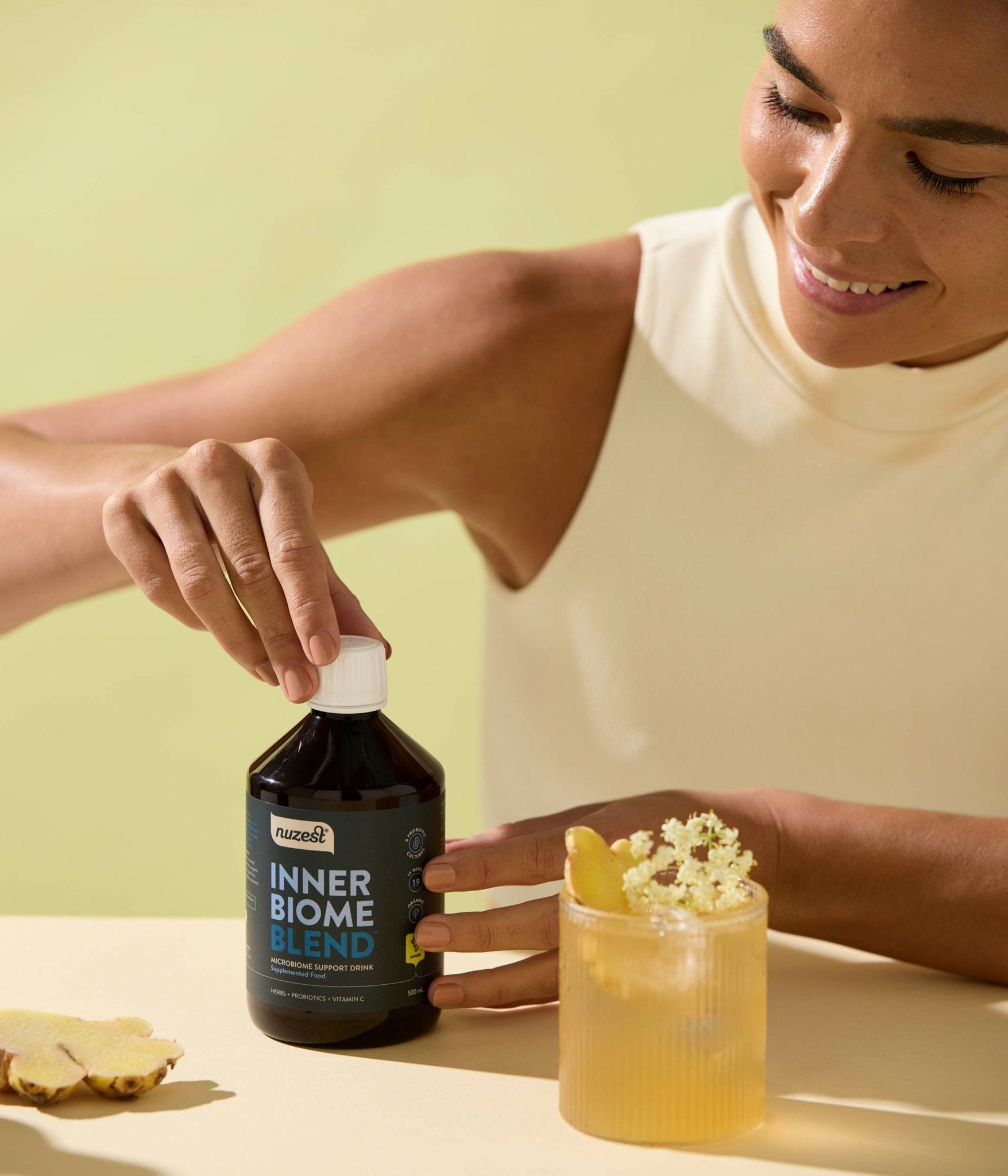 Inner Biome Blend | Organic Liquid Microbioitcs | Nuzest USA