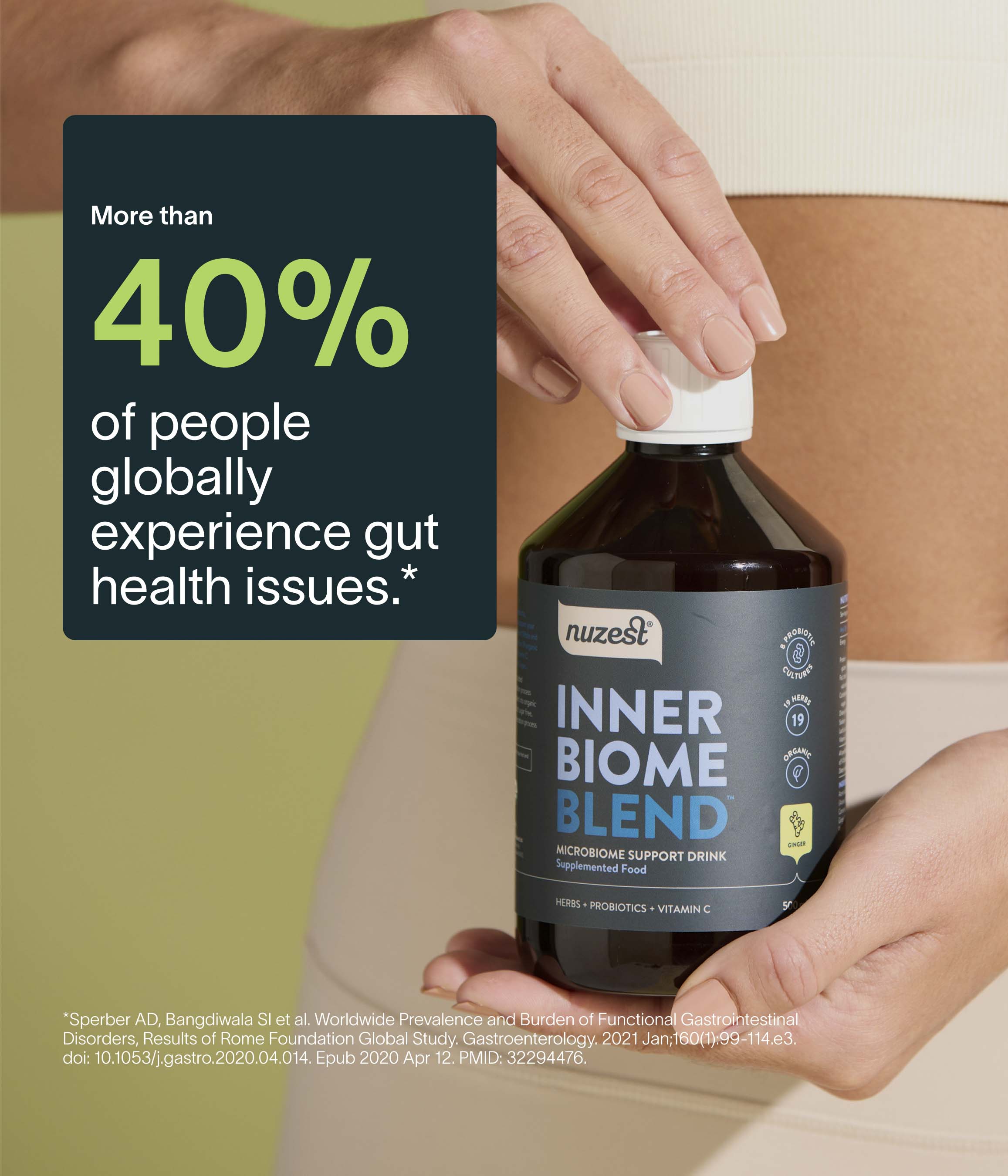 Nuzest - Inner Biome Blend - Ginger 500ml (20 Servings) 5