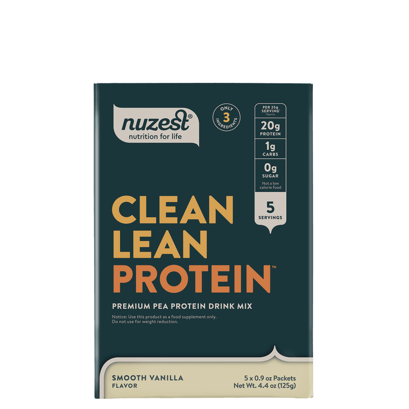Nuzest - Clean Lean Protein Travel Packs - 5 Count Smooth Vanilla 15